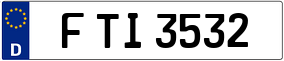 Truck License Plate
